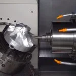 Aerospace Turbine blade machining